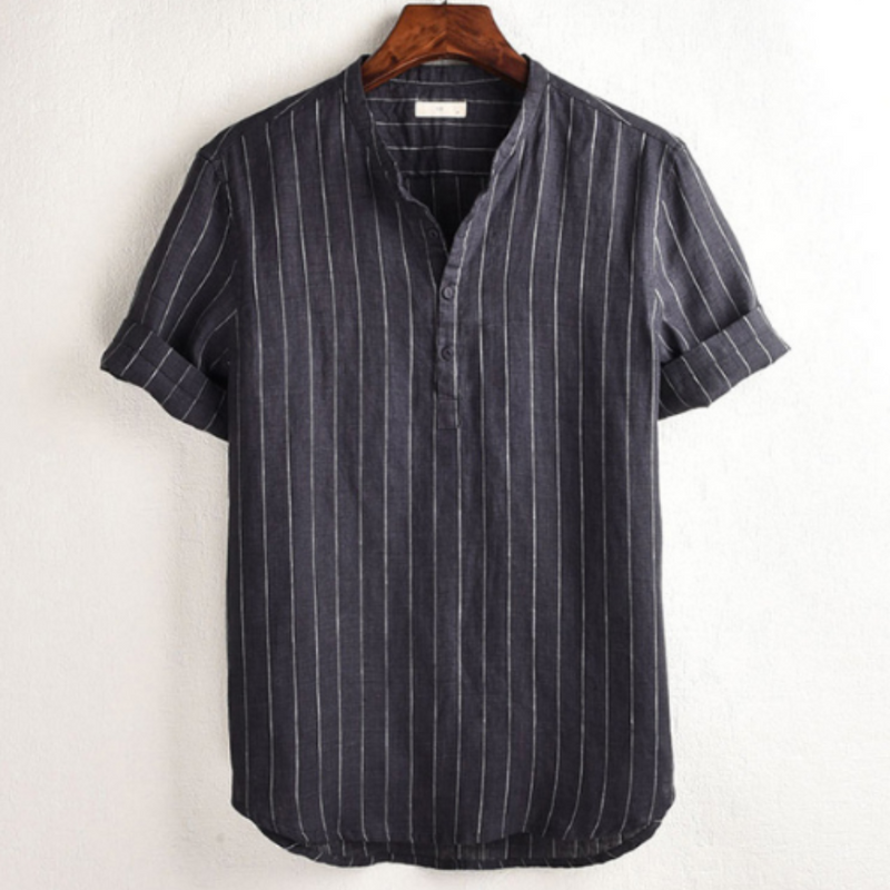 Laden Sie das Bild in Galerie -Viewer, HW Leinen Poloshirt | Atmungsaktives Herren Shirt für den Sommer
