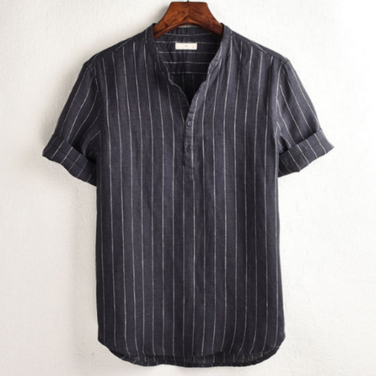 HW Leinen Poloshirt | Atmungsaktives Herren Shirt für den Sommer