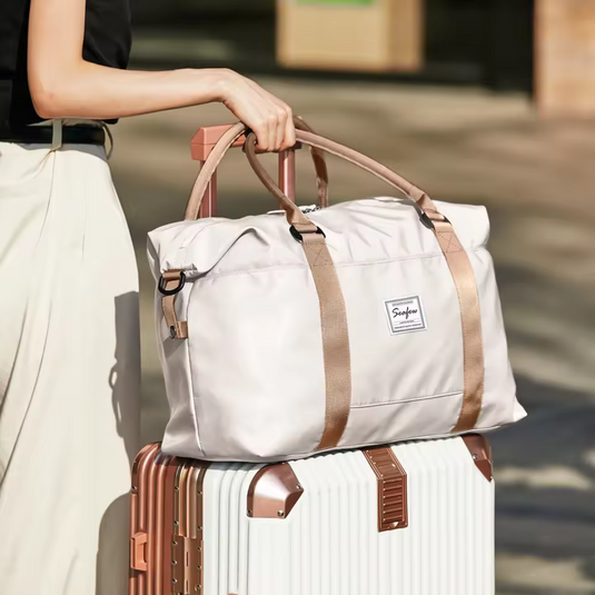 HW Große Reisetasche | Wasserabweisende Handgepäcktasche für Flugreisen