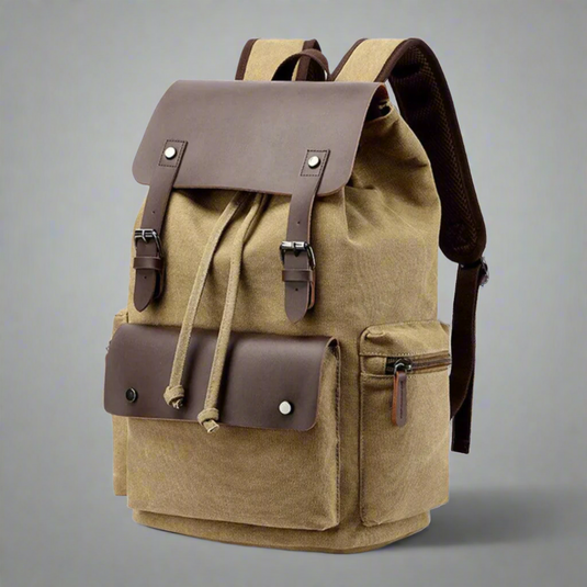 HW Canvas Rucksack | Herren Laptop Rucksack für den Alltag