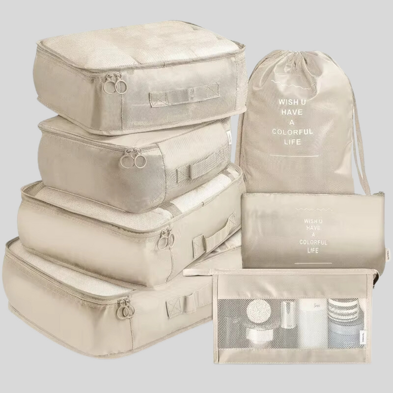 Laden Sie das Bild in Galerie -Viewer, HW Reiseorganizer Set | Praktische Koffer Packtaschen für Reisen und Urlaub
