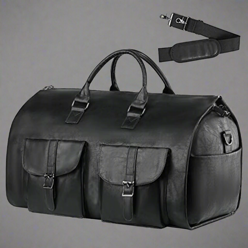 Laden Sie das Bild in Galerie -Viewer, HW Geräumige Leder Tasche | Mehrere Fächer für komfortables Reisen
