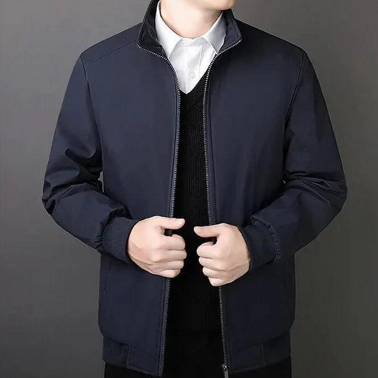 HW Warme Herren Fleecejacke | Winddichte Jacke für sportliche Aktivitäten