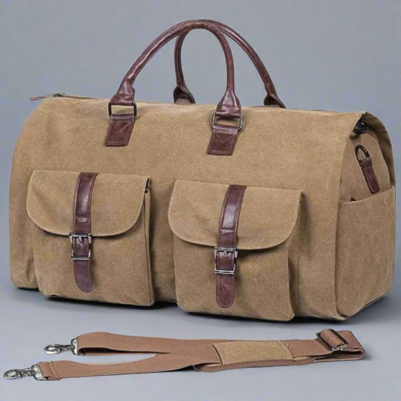 Laden Sie das Bild in Galerie -Viewer, HW Geräumige Leder Tasche | Mehrere Fächer für komfortables Reisen
