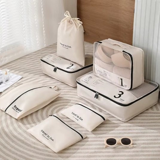 HW Gepäck-Organizer Set | Leichte Aufbewahrungstaschen für Reisen