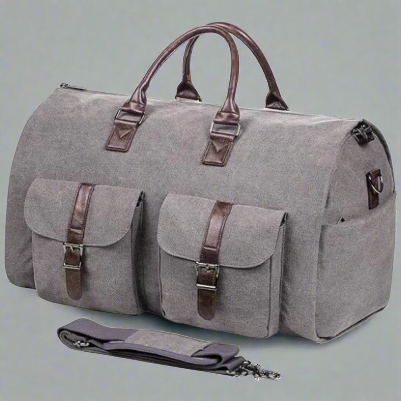 Laden Sie das Bild in Galerie -Viewer, HW Geräumige Leder Tasche | Mehrere Fächer für komfortables Reisen
