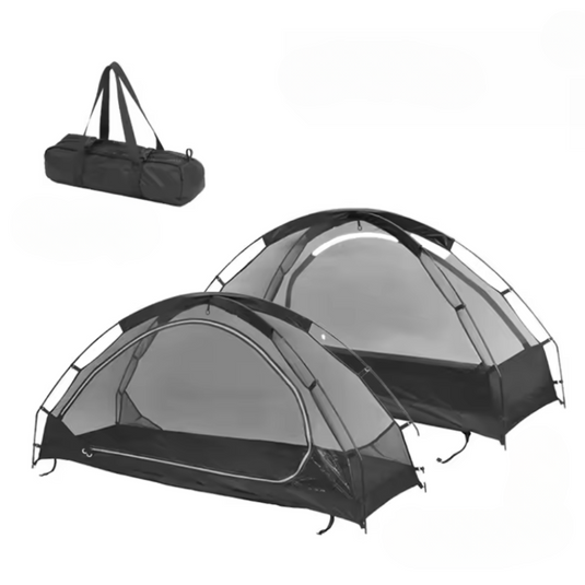 HW Bettzelt | Komfortables Anti-Moskito-Netz Sommer-Campingbett