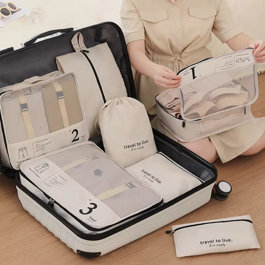 HW Gepäck-Organizer Set | Leichte Aufbewahrungstaschen für Reisen