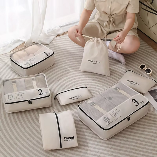 HW Gepäck-Organizer Set | Leichte Aufbewahrungstaschen für Reisen