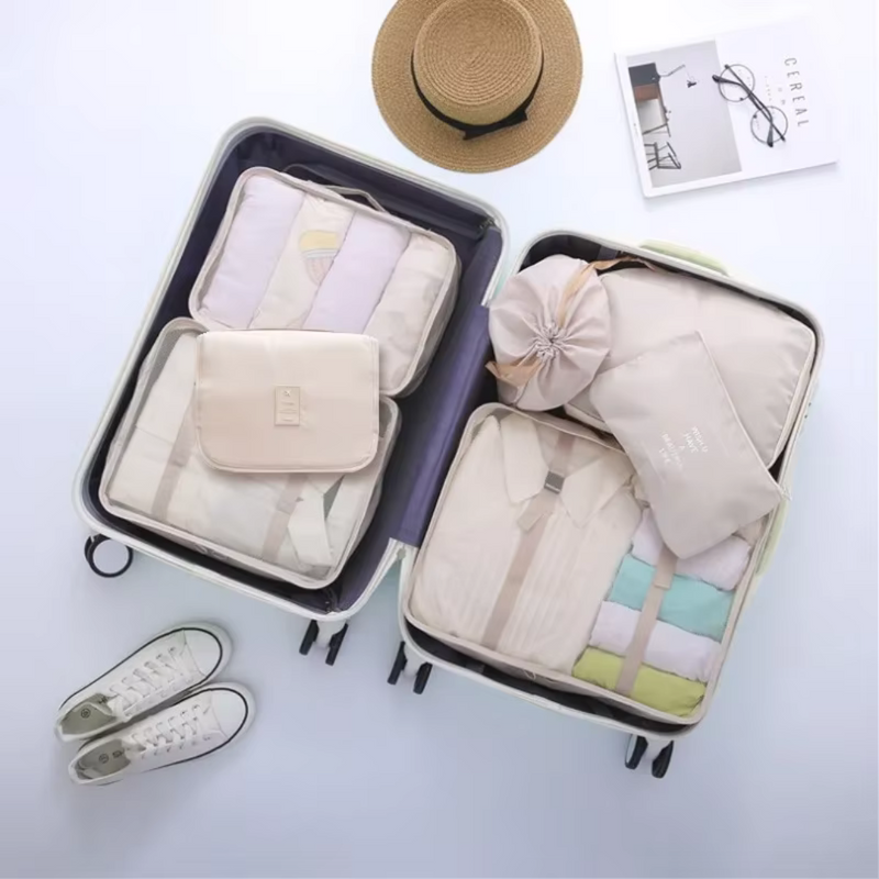 Laden Sie das Bild in Galerie -Viewer, HW Reiseorganizer Set | Praktische Koffer Packtaschen für Reisen und Urlaub

