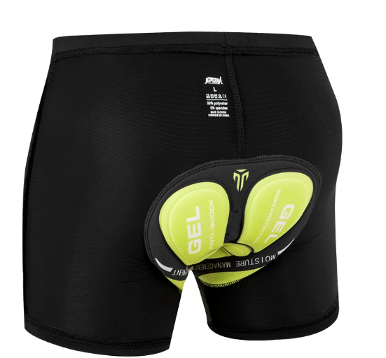 Sommerliche HW Herren MTB Radhose | Stoßdämpfende Radunterwäsche mit Mesh